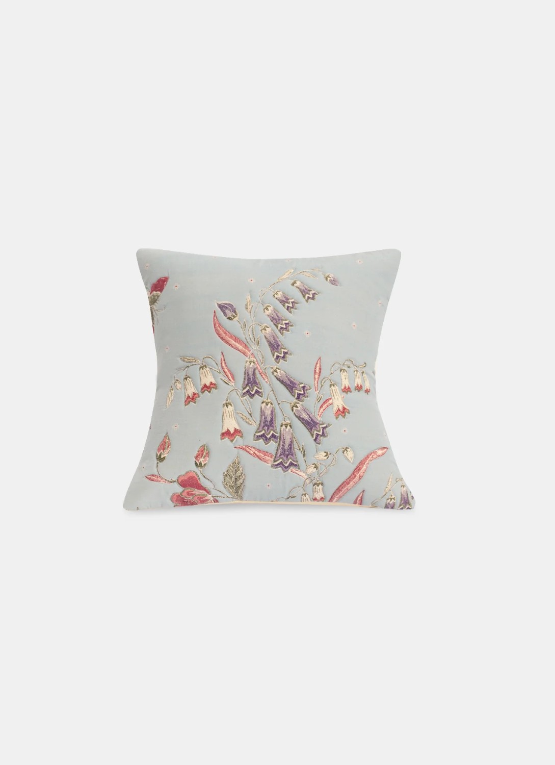 S Quilted Cushion Cover – Purple Van Zueylen Bouquet